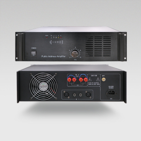 3U機型大功率純后級定壓功放黑色